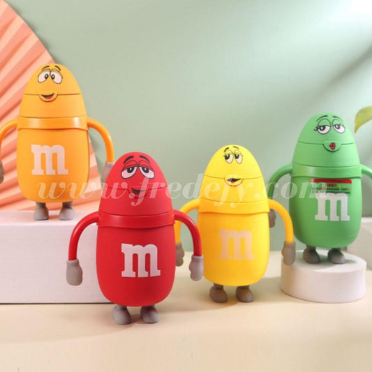 Handheld Colourful M&M Sipper - 300 ml-Fredefy