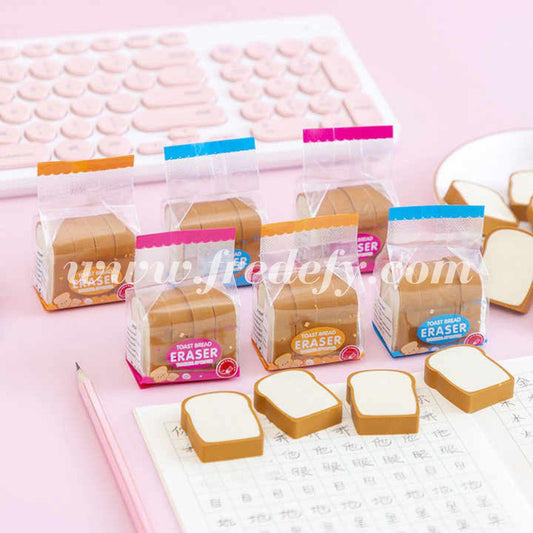 Bread Erasers - Pack of 4-Fredefy