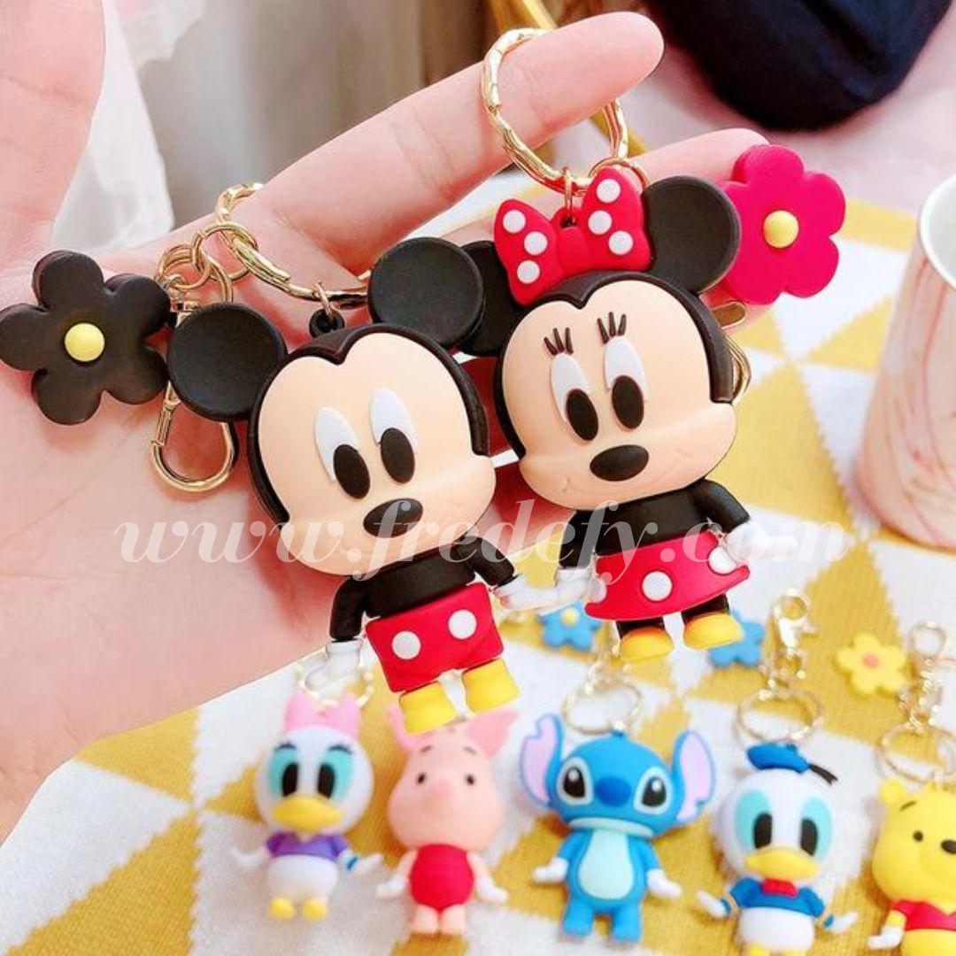 LoveShackFancy Minnie Mouse Keychain