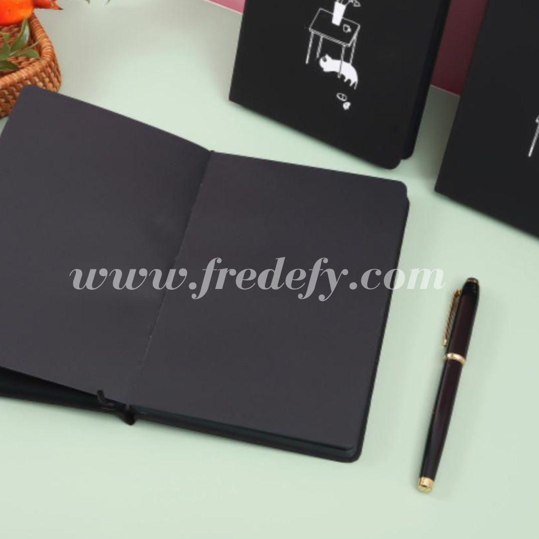 Black Pages Diary-Fredefy