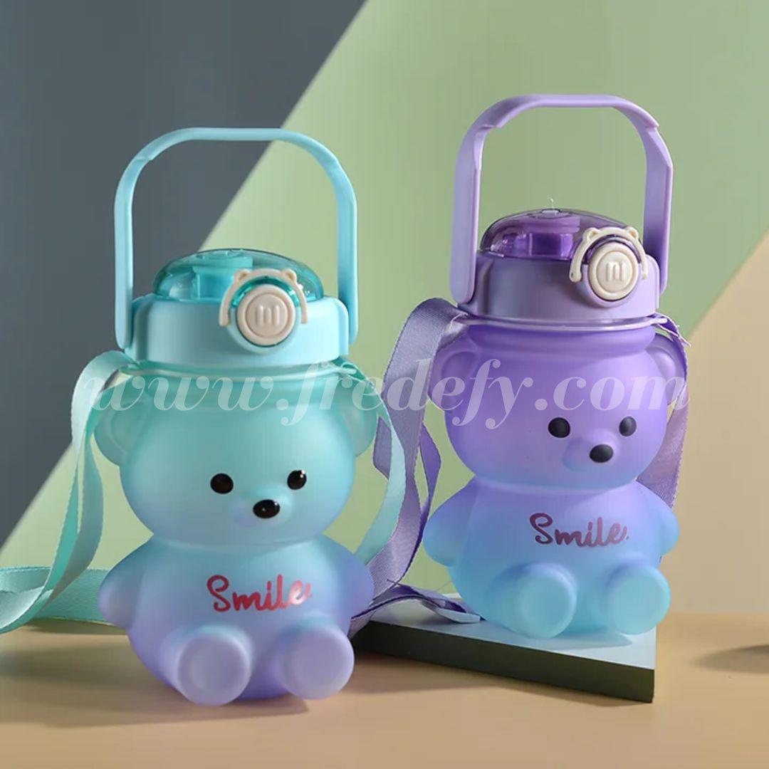 Colorful Teddy Bear Bottle & Sipper-Fredefy