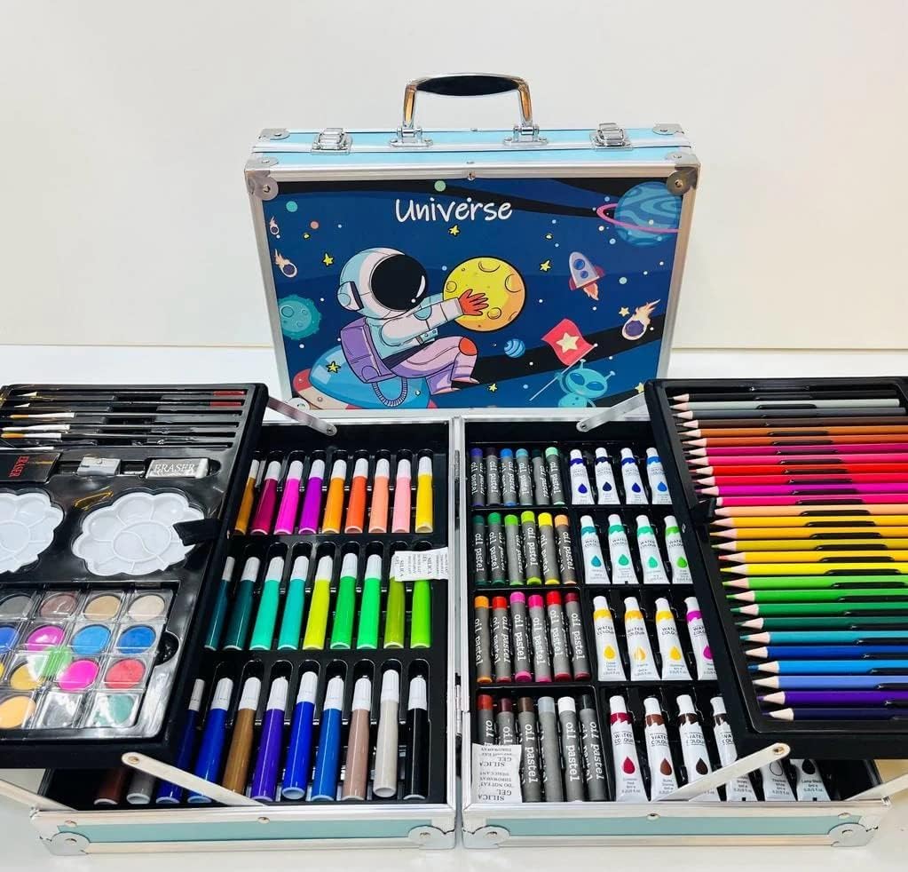 Coloring Kit Briefcase - 145 Pieces