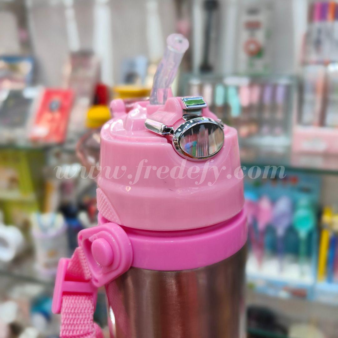 Insulated Steel Cartoon Sipper With Sling - 500 ml-Fredefy