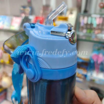 Insulated Steel Cartoon Sipper With Sling - 500 ml-Fredefy
