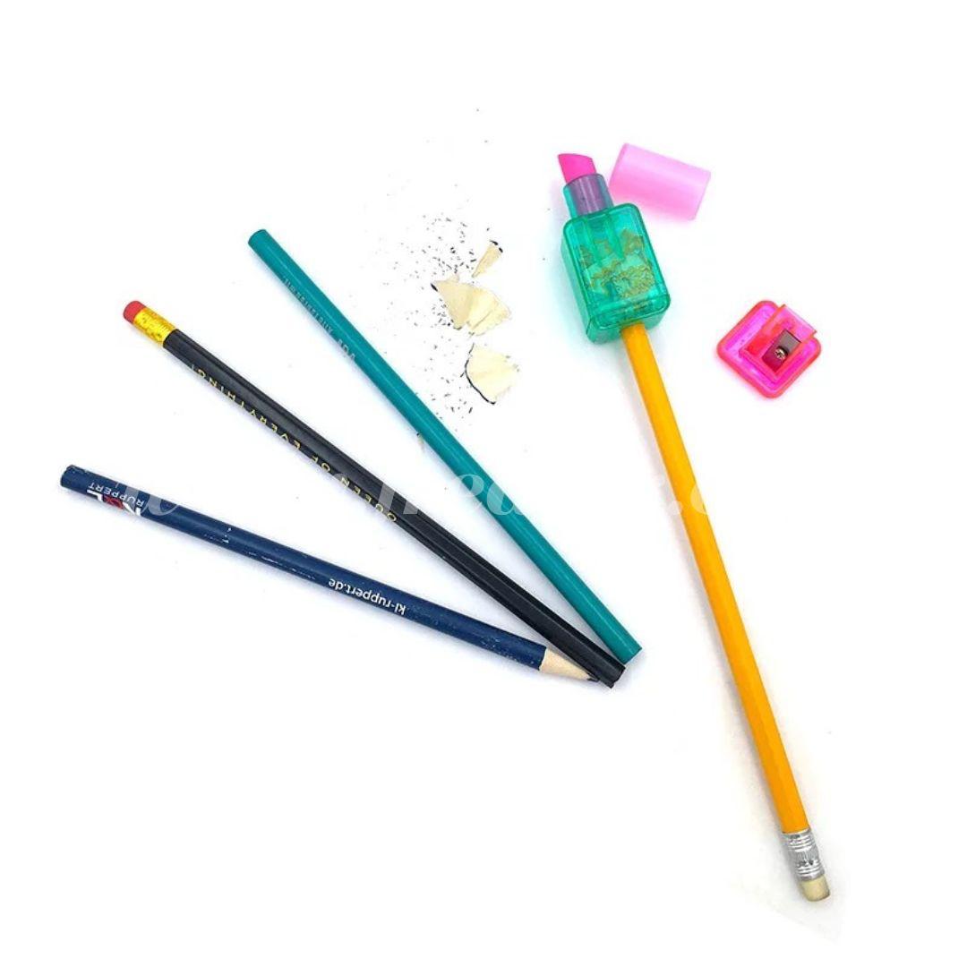 Nail Paint Pencil Sharpner & Eraser - Pack of 2-Fredefy