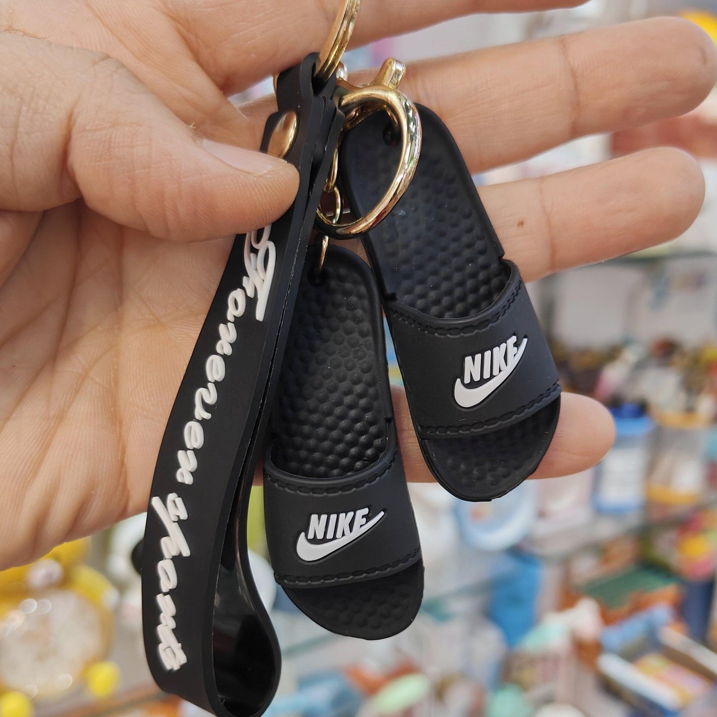 Nike Slippers Keychain-Fredefy