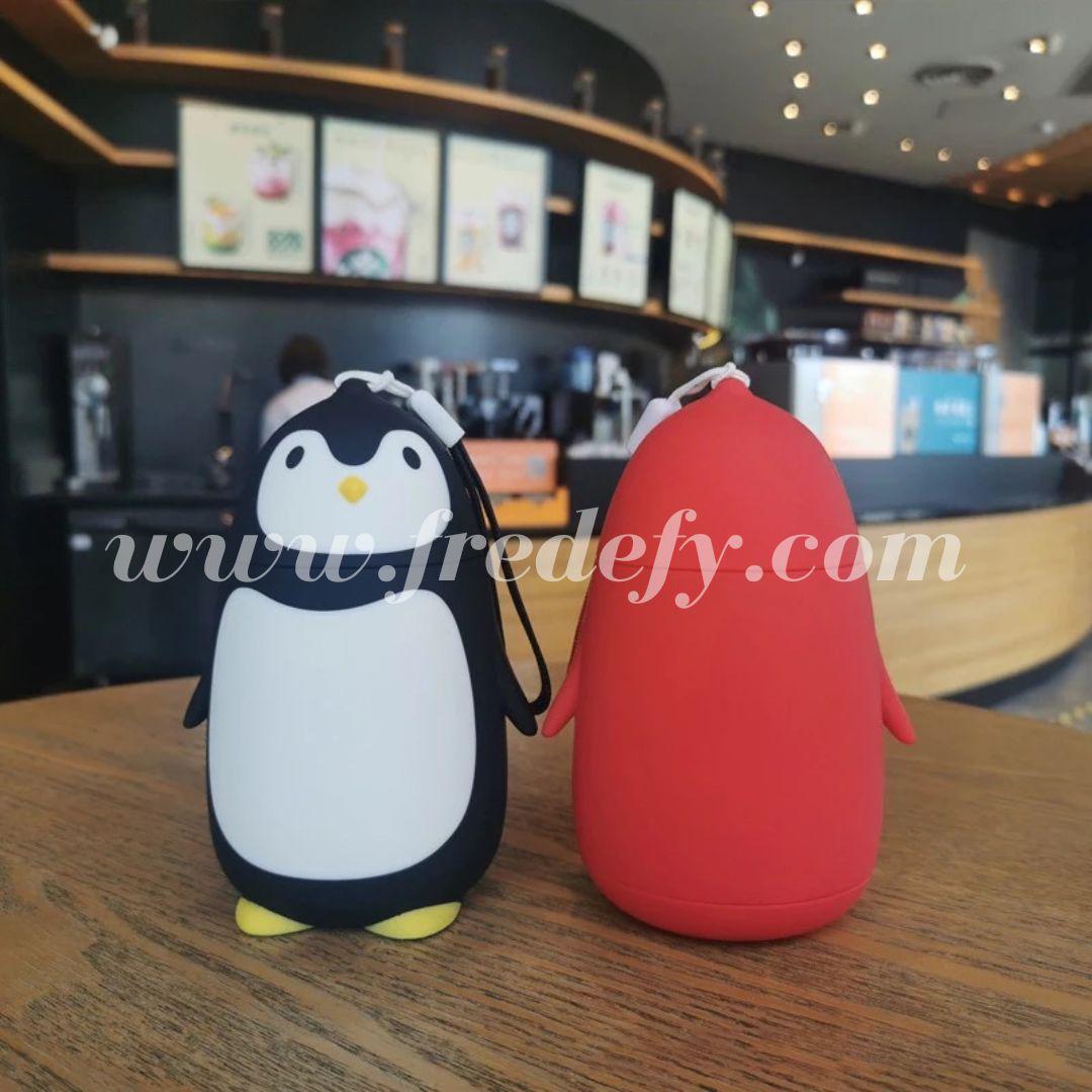 Penguin Glass Bottle - 300 ml-Fredefy