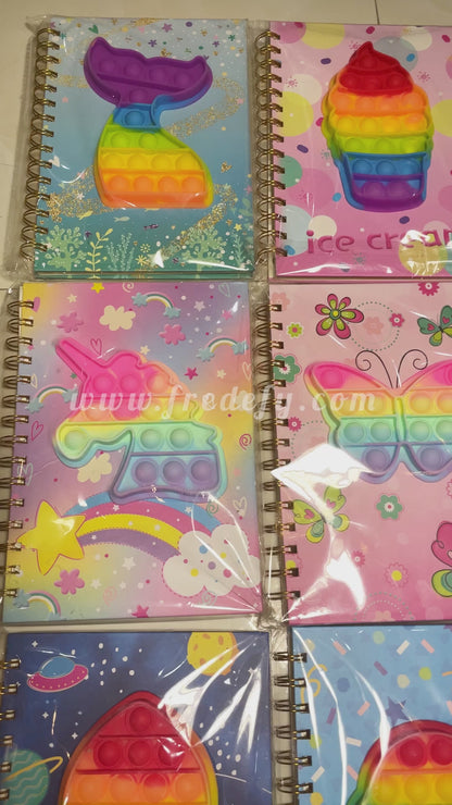 Colorful Pop It Diary