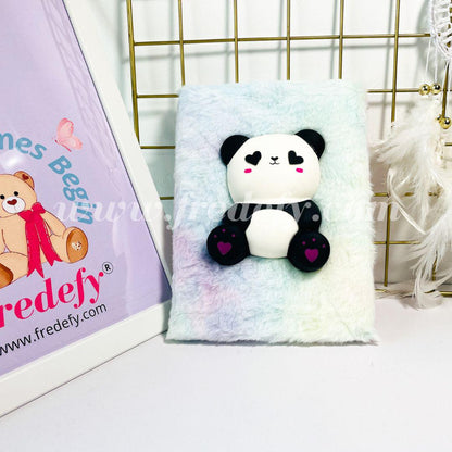 3D Squishy Panda Fur Diary-Fredefy