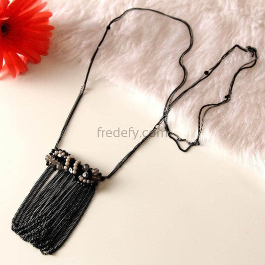 Beautiful Silver Necklace Set-Fredefy