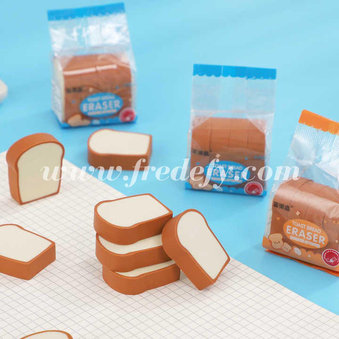 Bread Erasers - Pack of 4-Fredefy