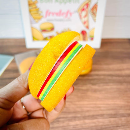 Burger Diary With Colorful Pages-Fredefy