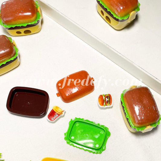 Burger Eraser & Pencil Sharpener-Fredefy