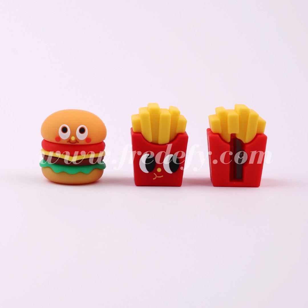 Burger & Fries Pencil Sharpner-Fredefy