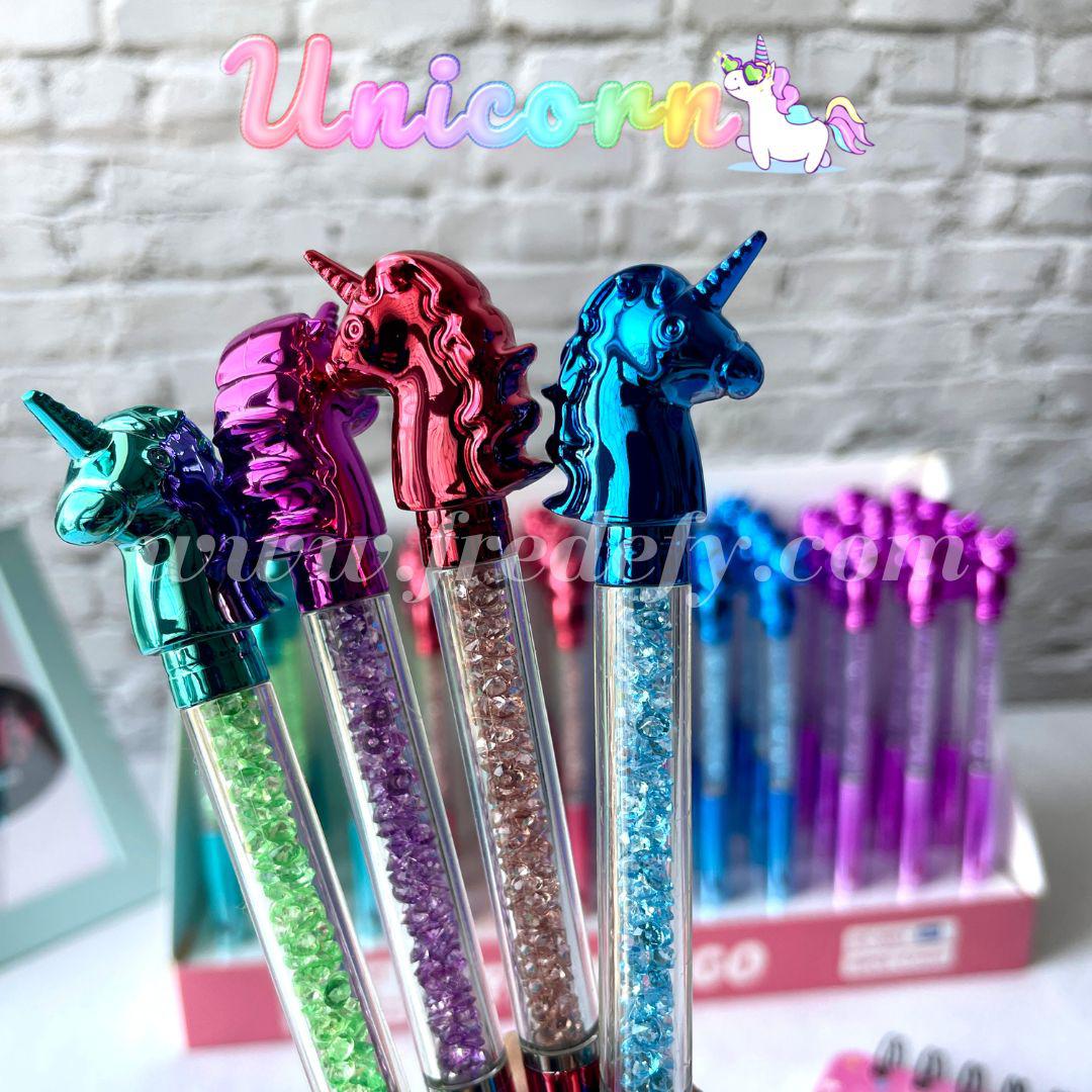 Classy Unicorn Glitter Pen-Fredefy