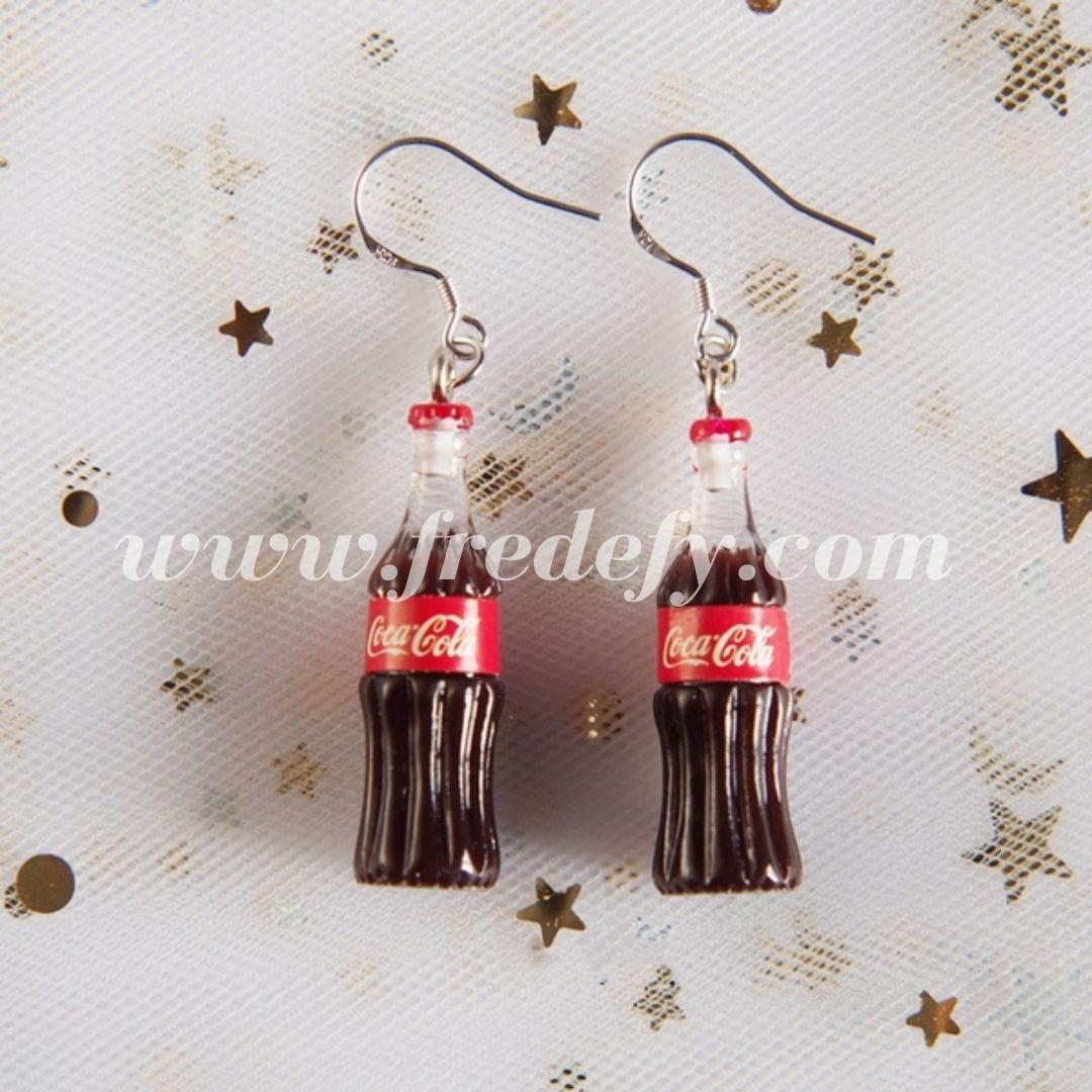 Coca-Cola Earrings-Fredefy