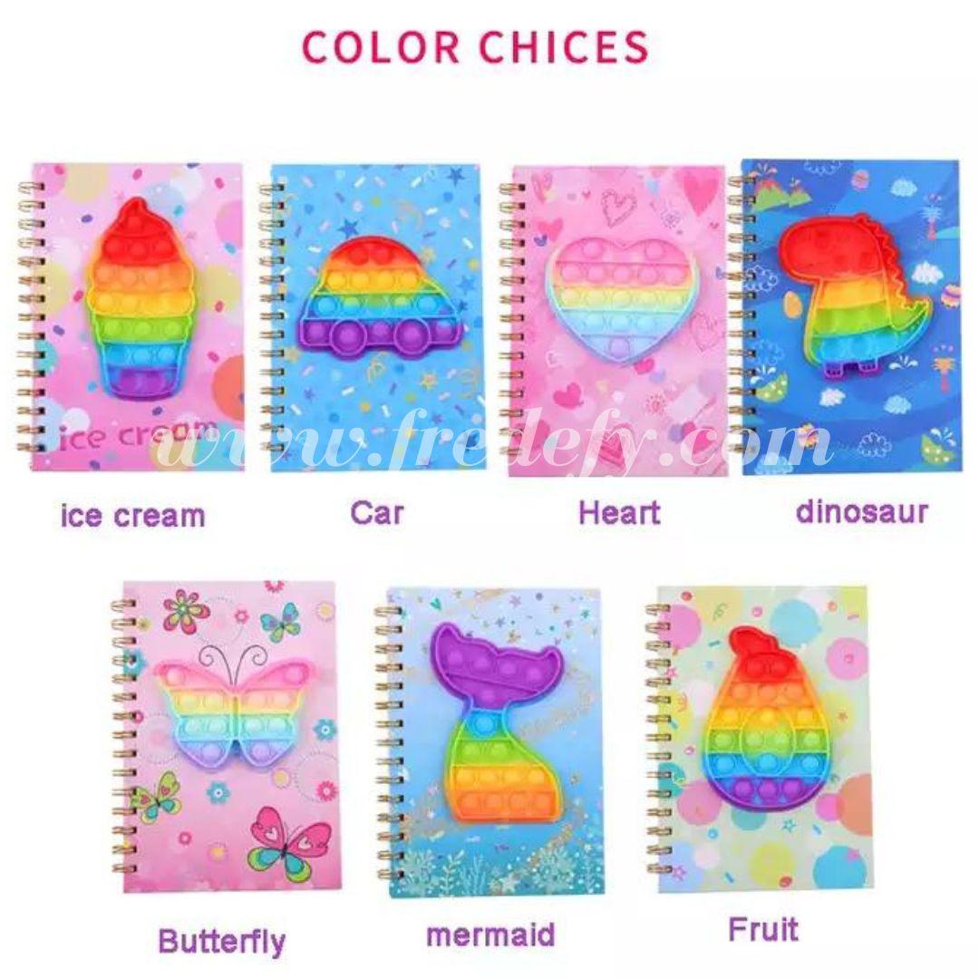 Colorful Pop It Diary-Fredefy