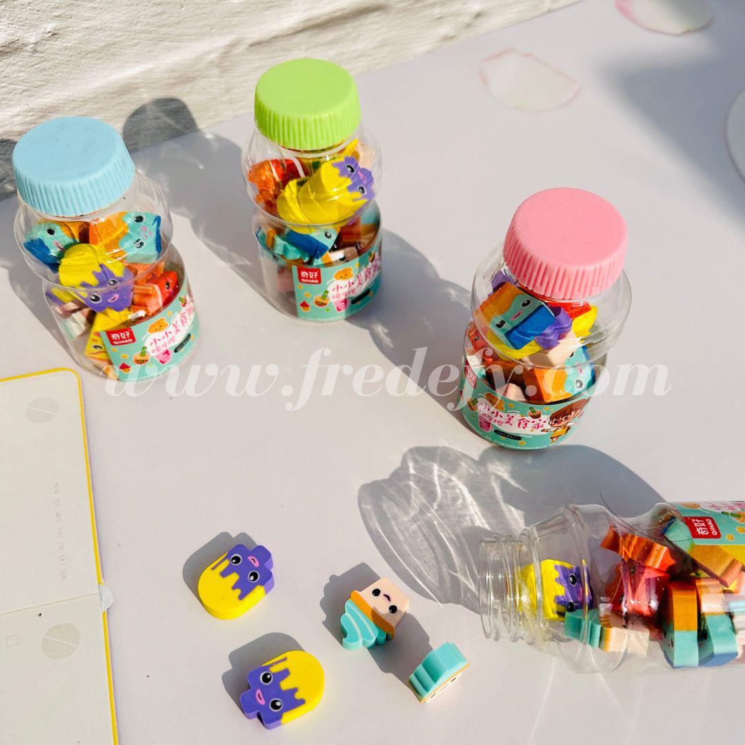 Cute Erasers In A Bottle-Fredefy
