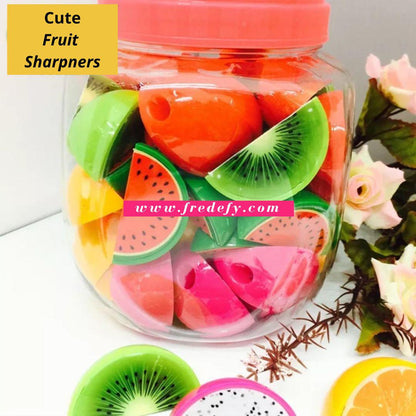 Cute Fruit Pencil Sharpners - Pack of 2-Fredefy