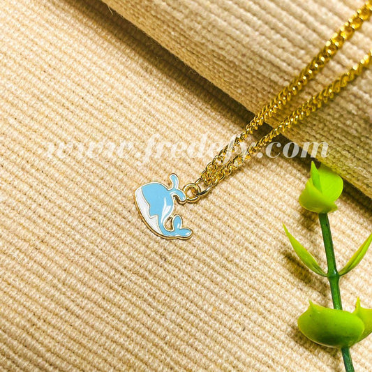 Cute Whale Necklace-Fredefy
