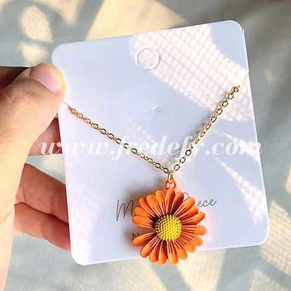 Daisy Flower Necklace-Fredefy