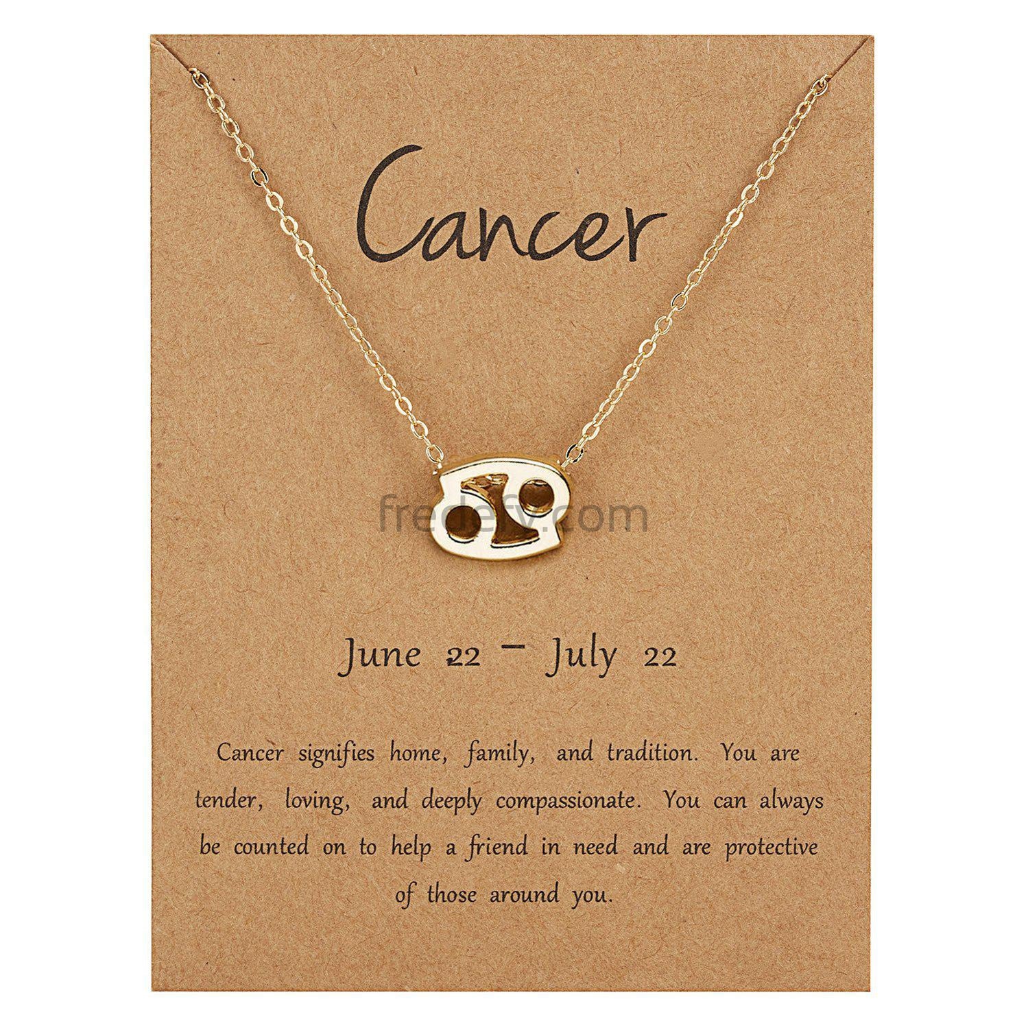 14K Gold Plated Cancer Zodiac Necklace | Gold plated | Pandora IE