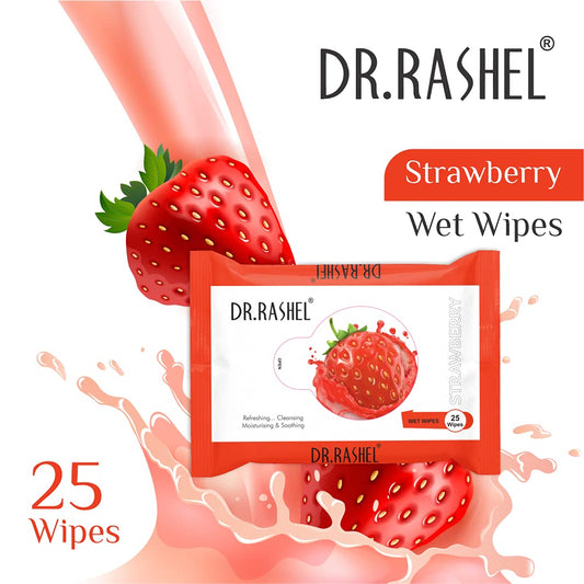 Face Wet Wipes - Strawberry-Fredefy