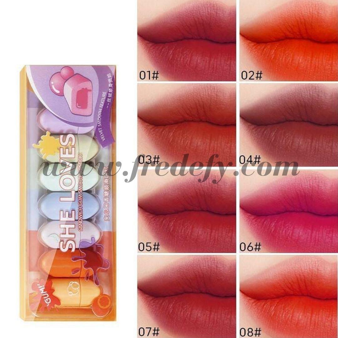 Fresh Gummy Lipstick - Pack of 8-Fredefy
