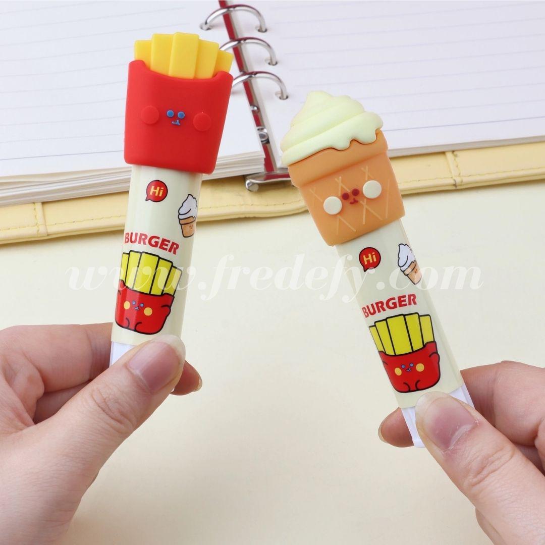 Fries & Ice Cream Glue Stick-Fredefy