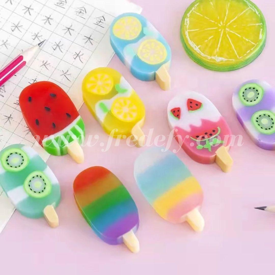 Ice Cream Candy Erasers - Pack of 4-Fredefy