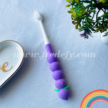 Kids Toothbrush With Soft Bubble Grip-Fredefy