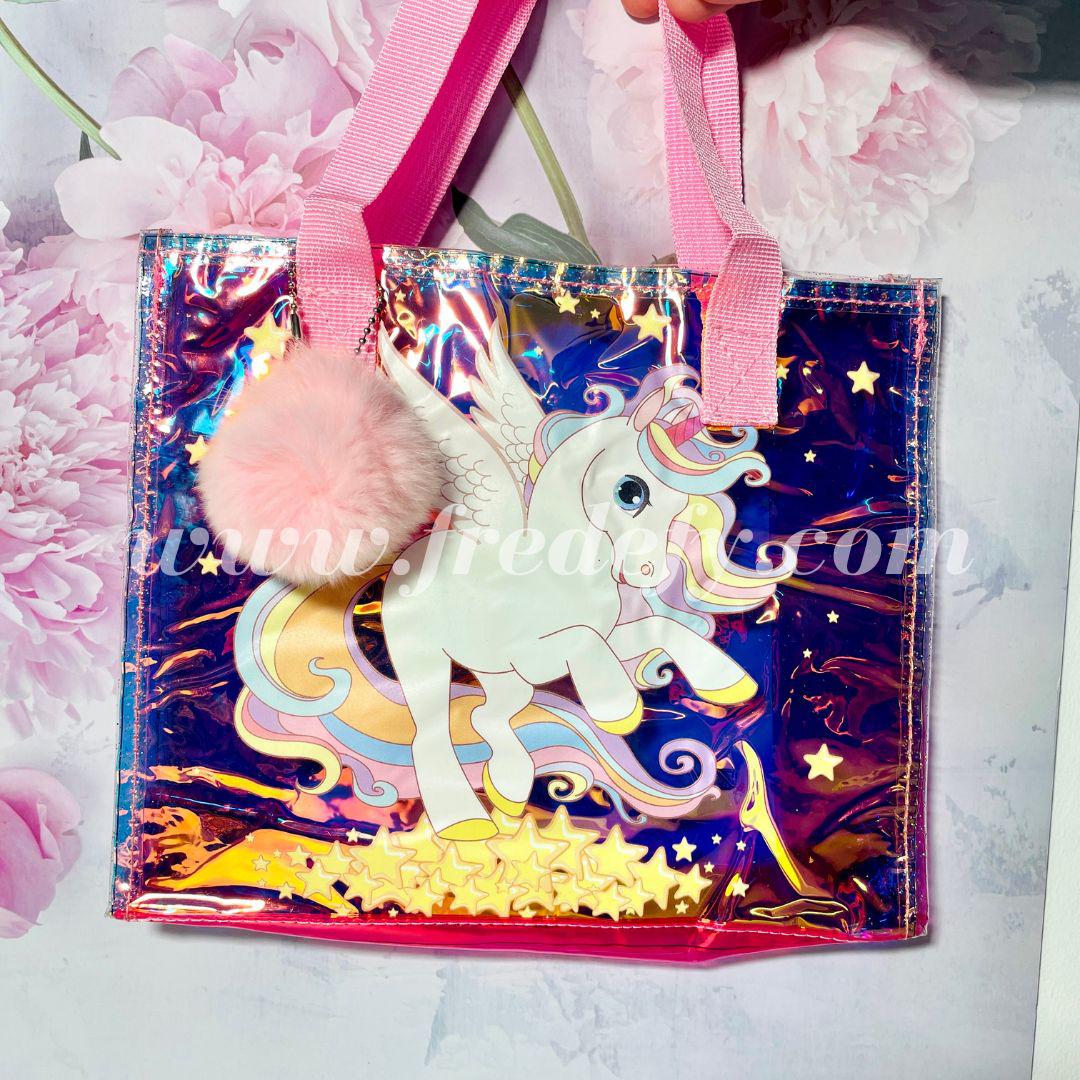 Lovely Unicorn Hologram Bag-Fredefy