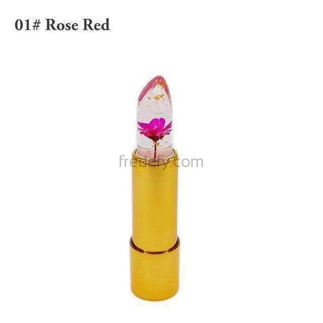 Magic Color Temperature Change Beautiful Jelly Flower Lipstick-Fredefy