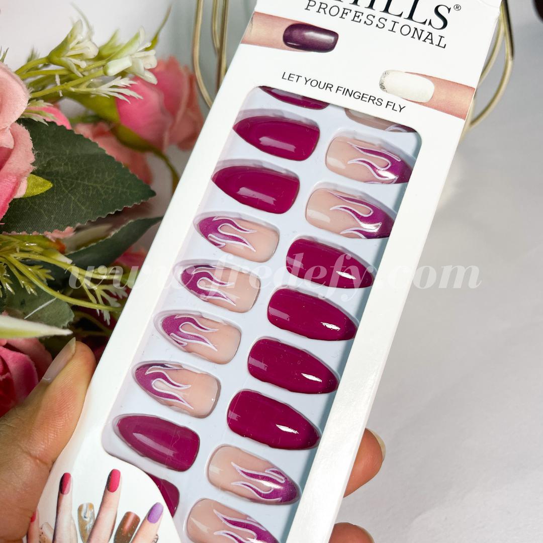 Buy AD ESHOP | Nails Extensions Reusable Nails | Artificial Nails For Girls  | Nail Extension Full Kit, Press On Nails, Acrylic Nails (natural french  nails) Online at Best Prices in India - JioMart.