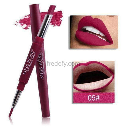 Miss Rose Double-End Lipstick With Lip-Liner-Fredefy
