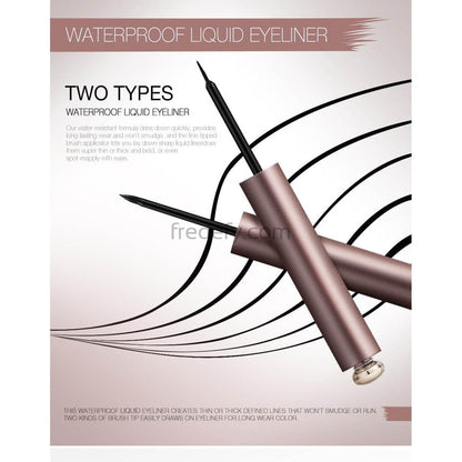 O.TWO.O Waterproof Liquid eyeliner-Fredefy