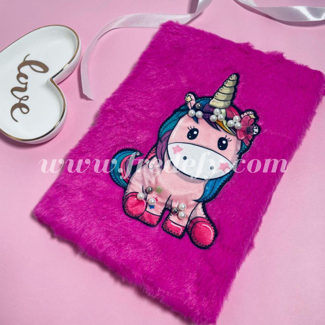 Pearl With Fur Unicorn Diary-Fredefy