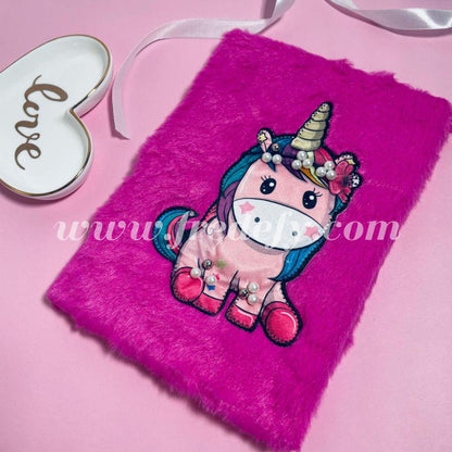 Pearl With Fur Unicorn Diary-Fredefy