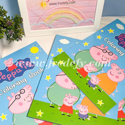 Peppa Pig Coloring Book-Fredefy