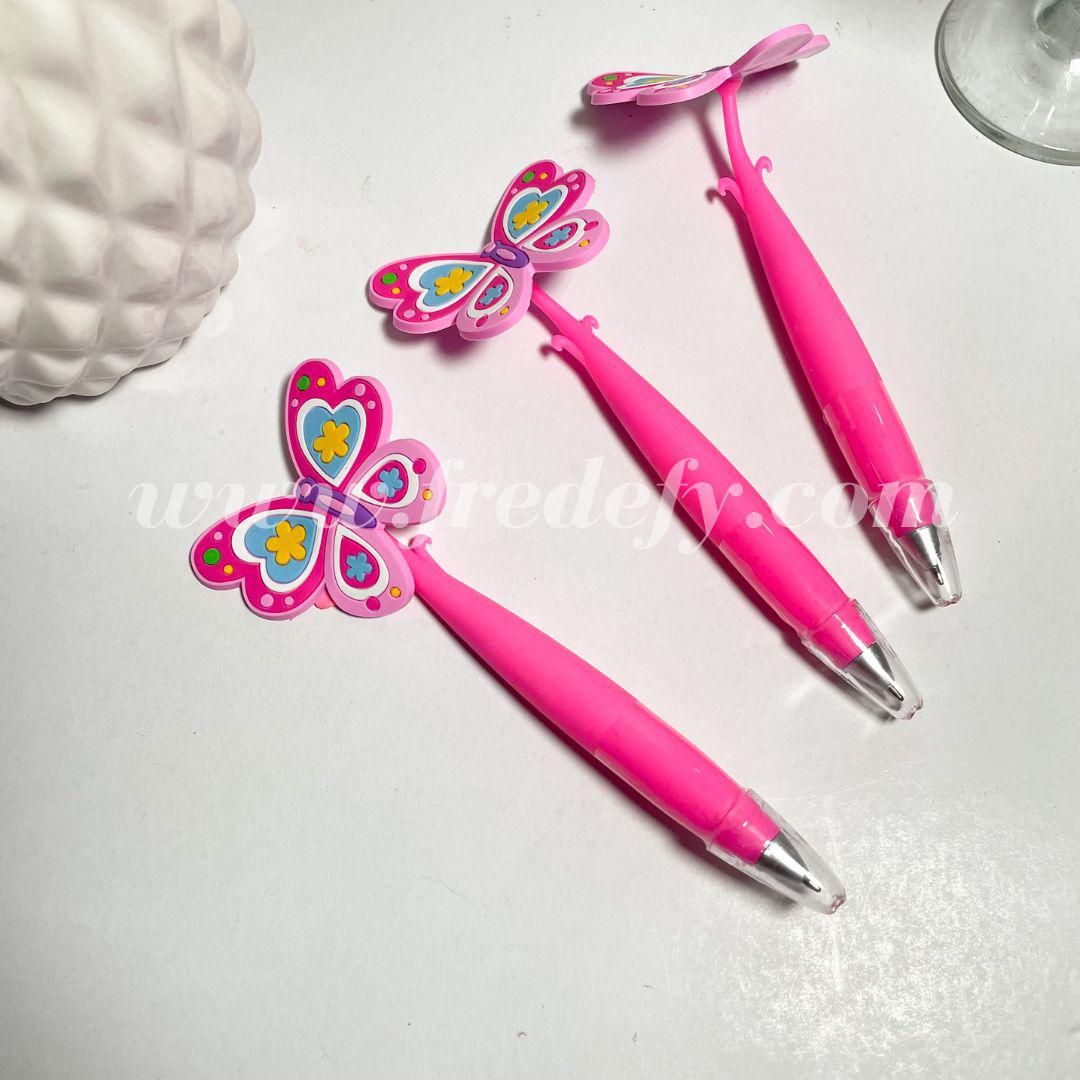 Pink Butterfly Pen-Fredefy
