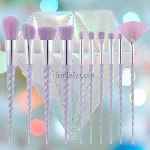 Rainbow Diamond Makeup Brush Set-Fredefy