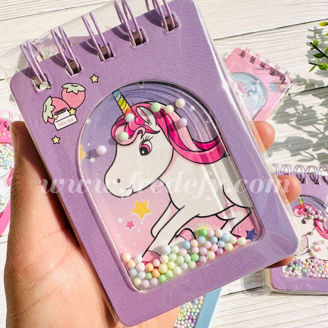 Spiral Unicorn Pocket Diary-Fredefy