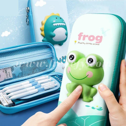 Squishy Frog Pencil Box-Fredefy