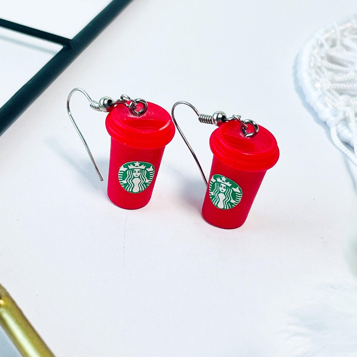 Starbucks Earrings-Fredefy