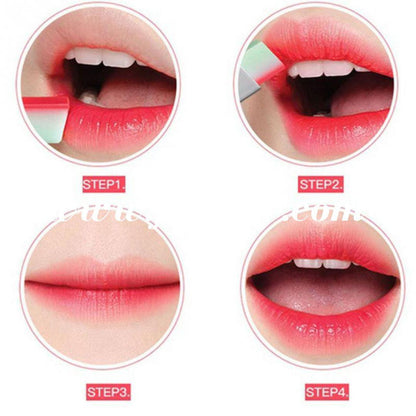 Two Color Gradient Lipstick with Moisturizing Lip Balm-Fredefy