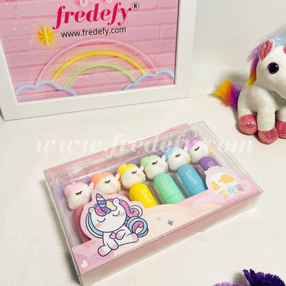 Unicorn Figure Highlighters - Pack of 6-Fredefy