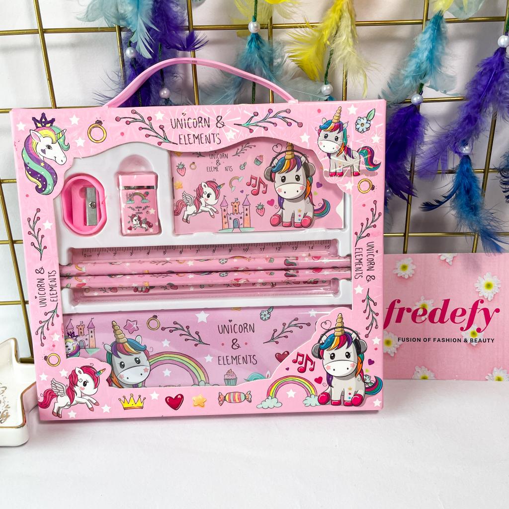Unicorn Stationery Gift Set-Fredefy
