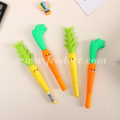 Yellow & Orange Carrot Pen-Fredefy